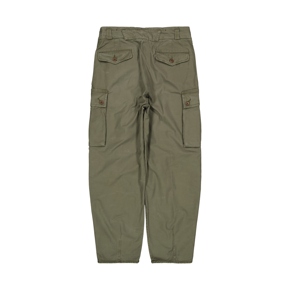 Baggy Fit Reverse-Sateen Cargo Pant Thermal Green