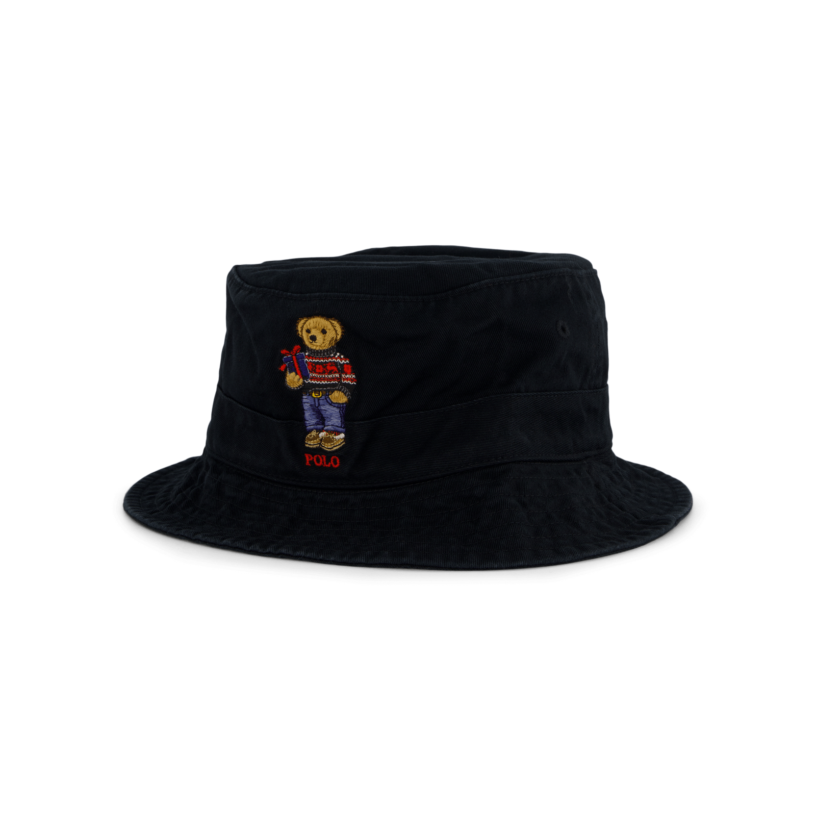 Polo Bear Twill Bucket Hat Polo Black