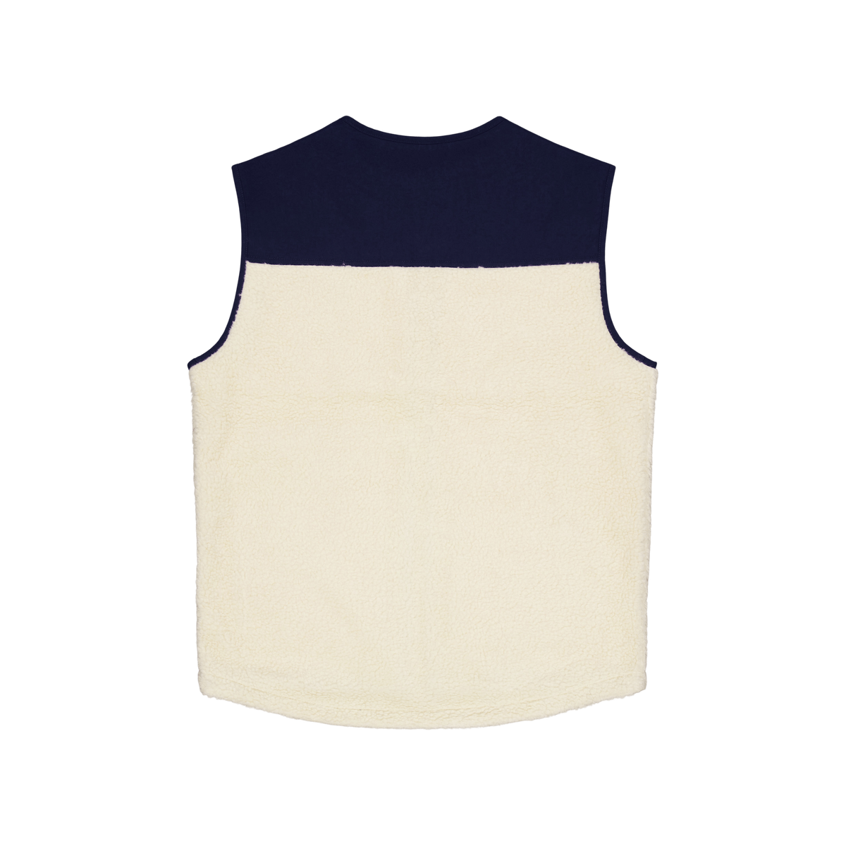 Wind-Blocking Hybrid Vest Wintercream /  Newport Navy