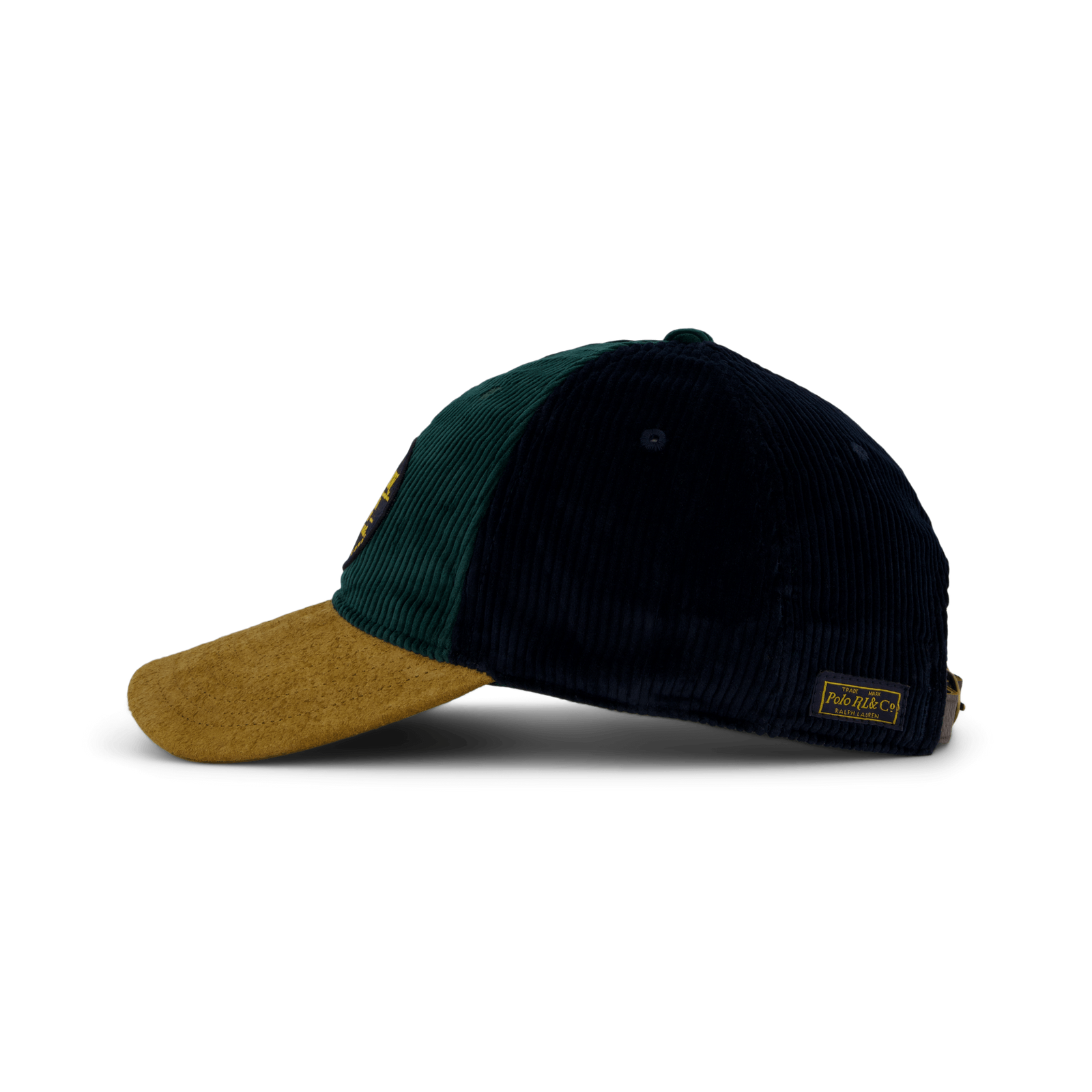 Suede-Bill Corduroy Ball Cap College Green/Aviator Navy