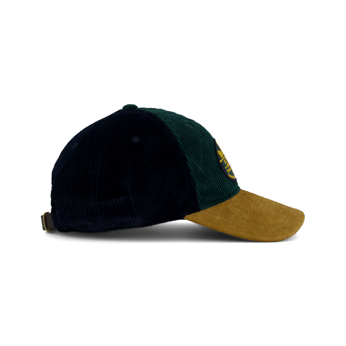 Suede-Bill Corduroy Ball Cap College Green/Aviator Navy