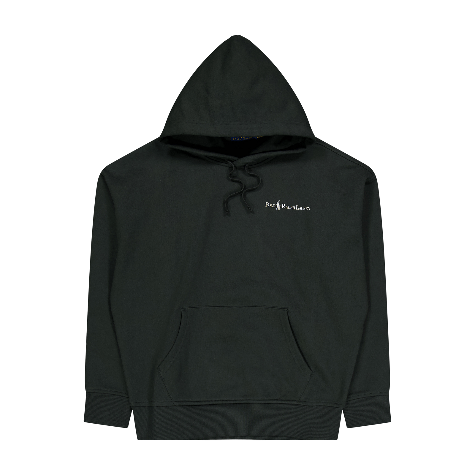 Relaxed Fit Logo Fleece Hoodie Faded Black Canvas