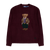 Polo Bear Wool-Cashmere Sweater Aged Wine Heather