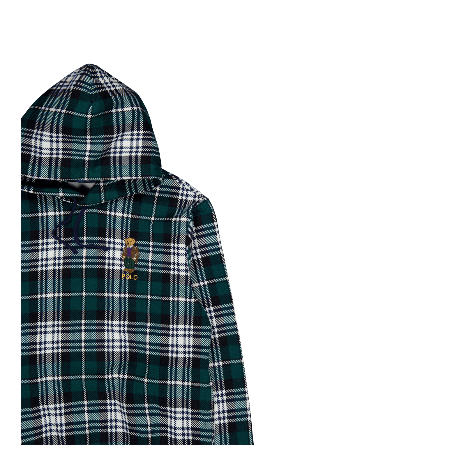 Polo Ralph Lauren Polo Bear Plaid Fleece Hoodie Fa23 Tartan Hrtg Bear Caliroots