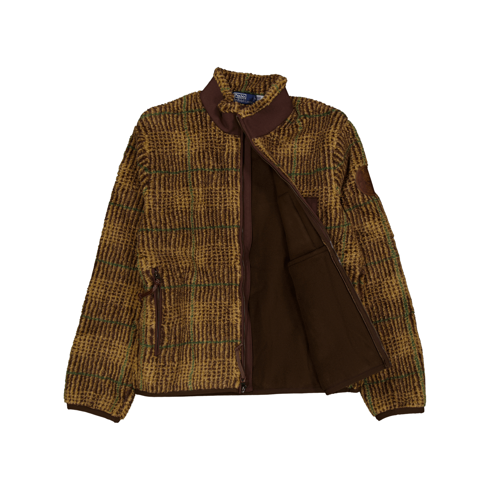 Glen Plaid Pile Fleece Jacquard Jacket Glen Plaid Multi