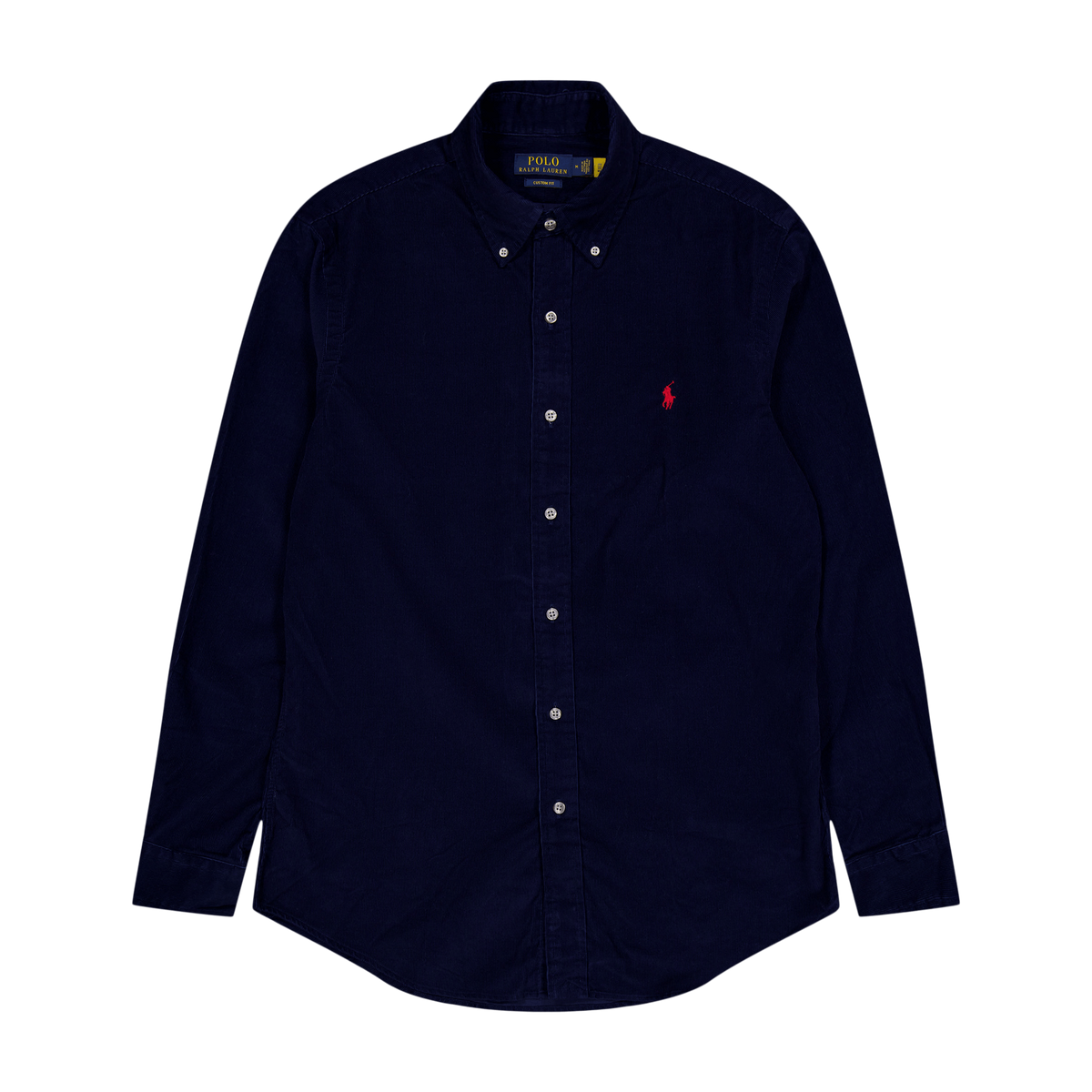 Custom Fit Corduroy Shirt Newport Navy