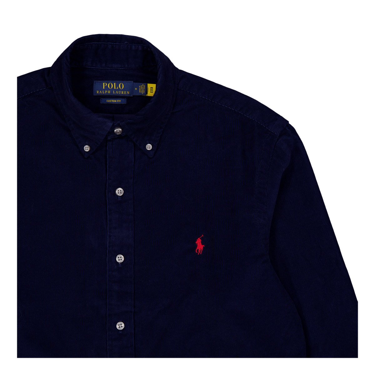 Custom Fit Corduroy Shirt Newport Navy