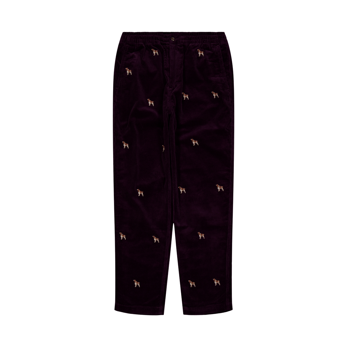 Polo Prepster Classic Fit Corduroy Pant Chelsea Purple W/Spaniel Emb