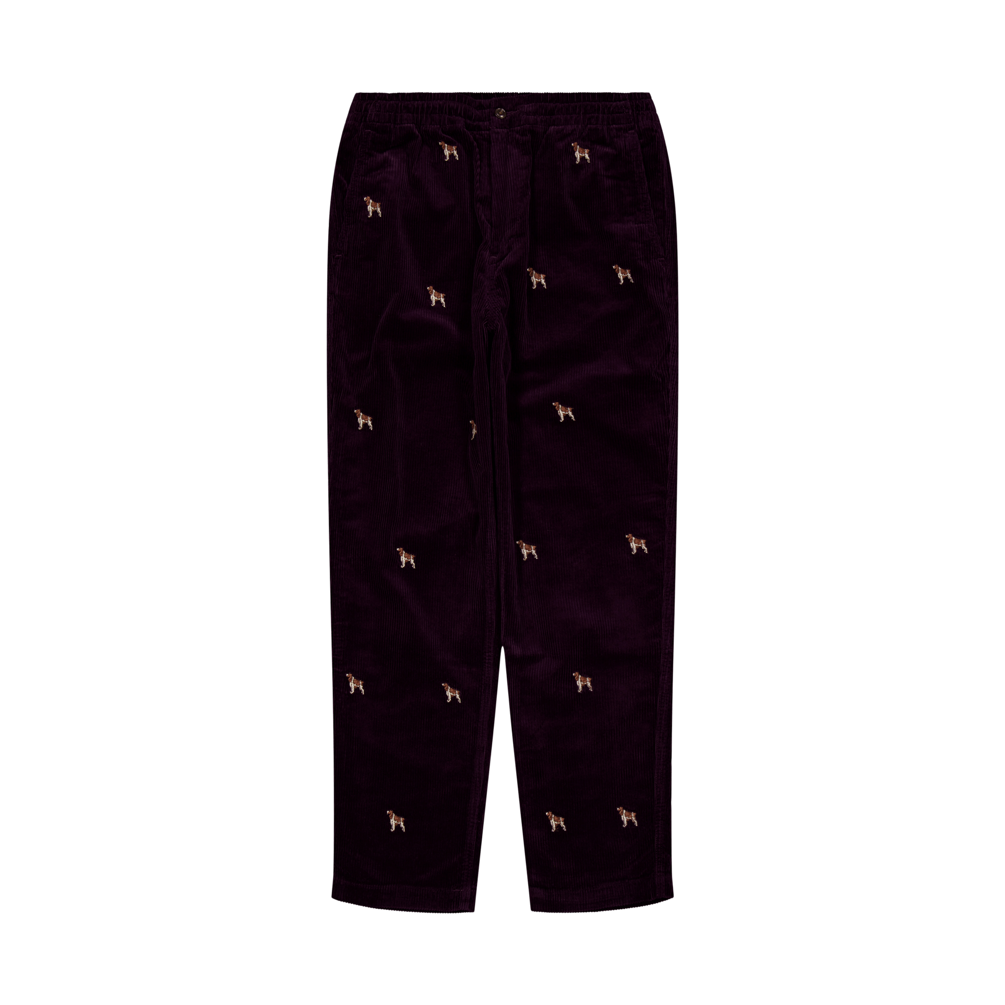 Polo Prepster Classic Fit Corduroy Pant Chelsea Purple W/Spaniel Emb