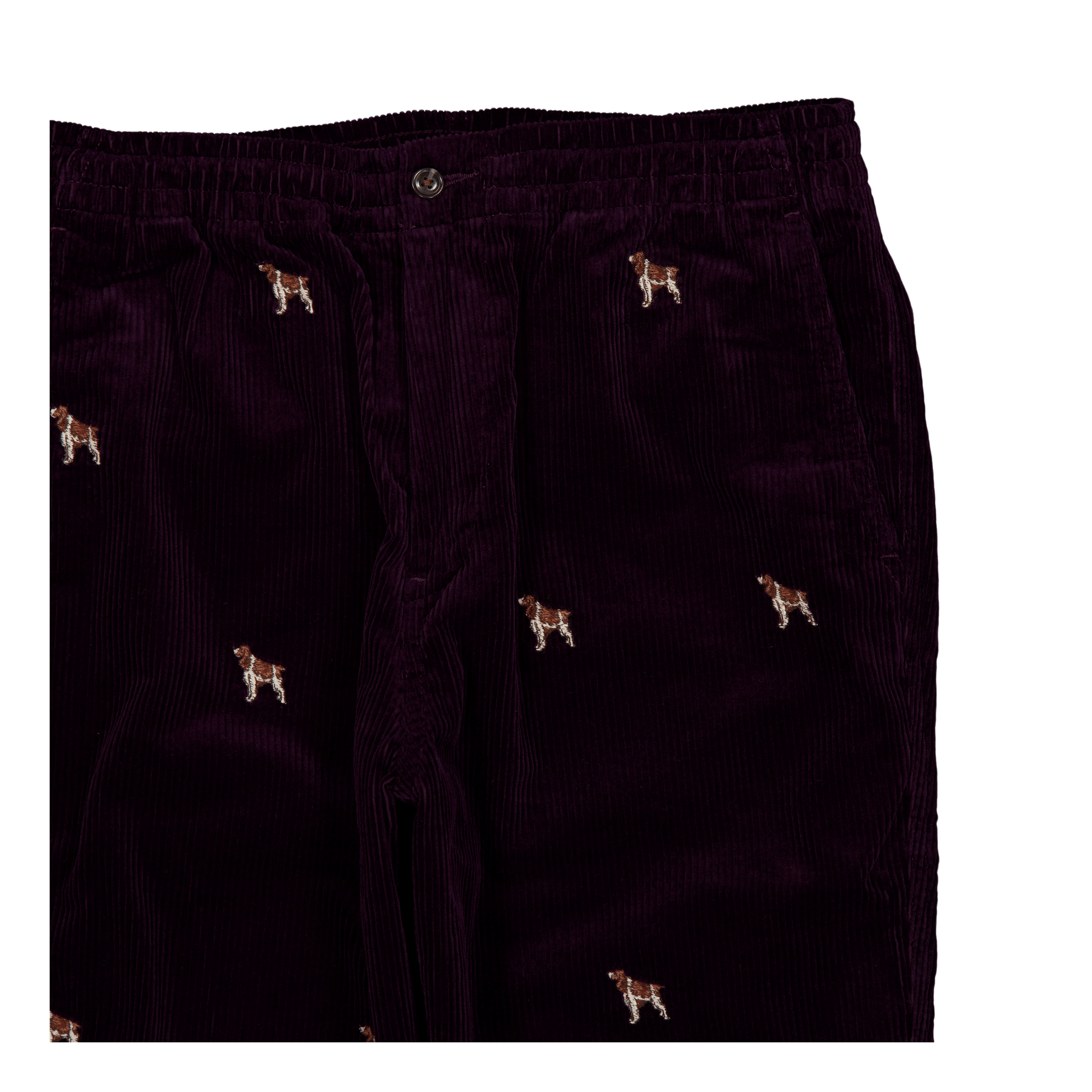 Polo Prepster Classic Fit Corduroy Pant Chelsea Purple W/Spaniel Emb