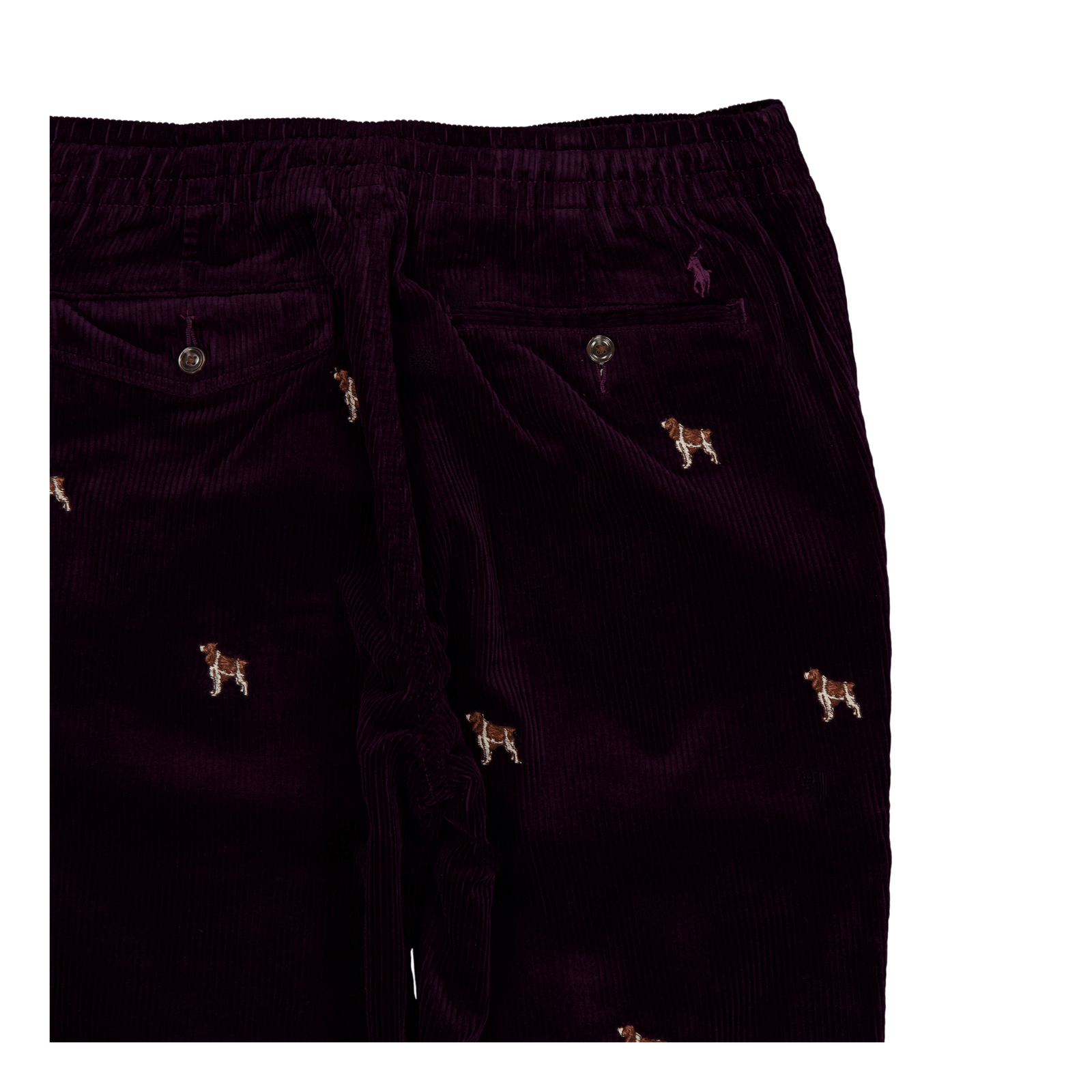 Polo Prepster Classic Fit Corduroy Pant Chelsea Purple W/Spaniel Emb