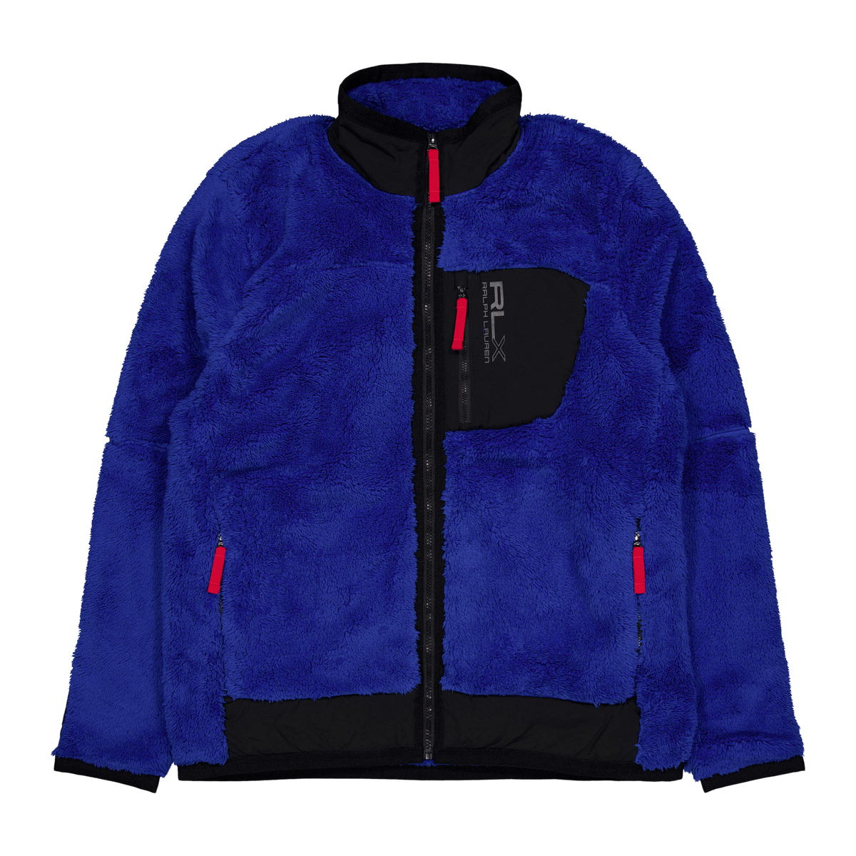 High-Pile Fleece Jacket New Sapphire/Polo Black
