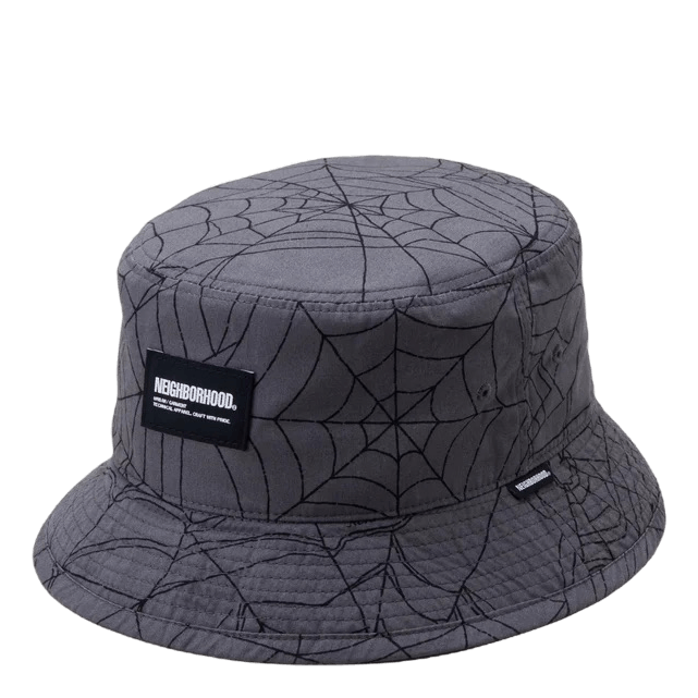 Spiderweb Bucket Hat Gray