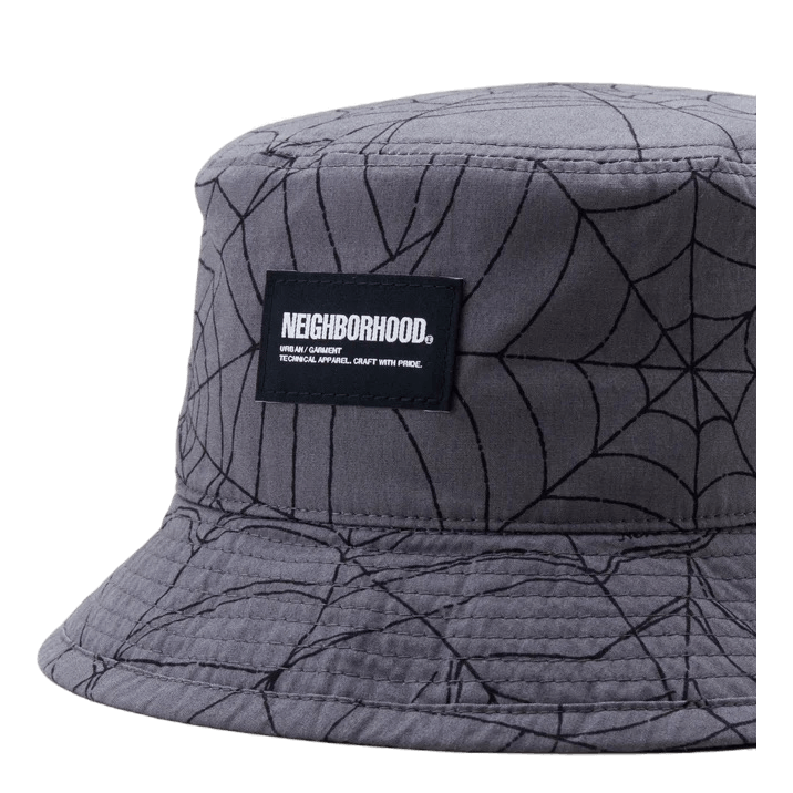 Spiderweb Bucket Hat Gray
