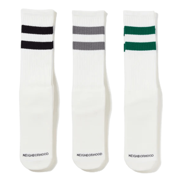 Classic 3pac Socks White