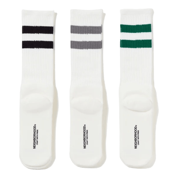 Classic 3pac Socks White