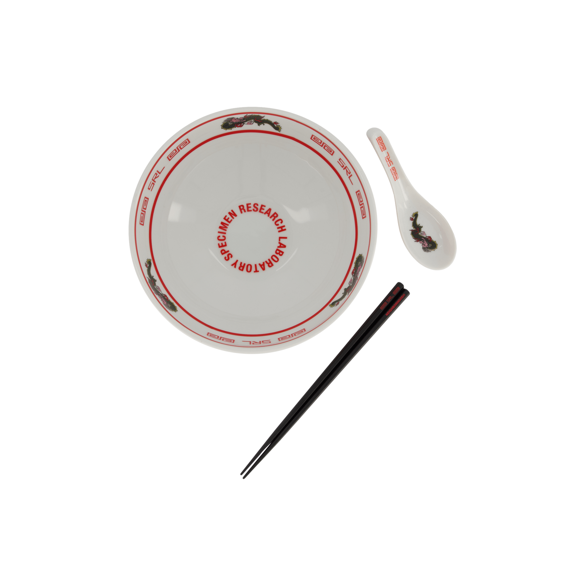 Srl . Noodle Bowl Set Red