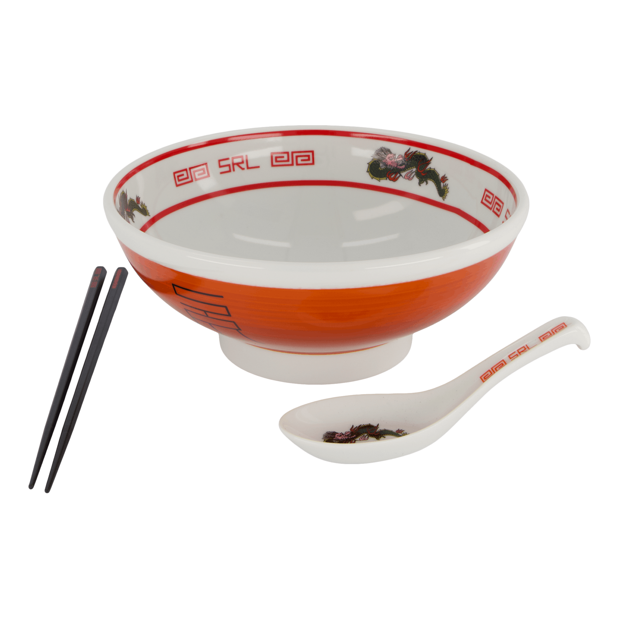 Srl . Noodle Bowl Set Red