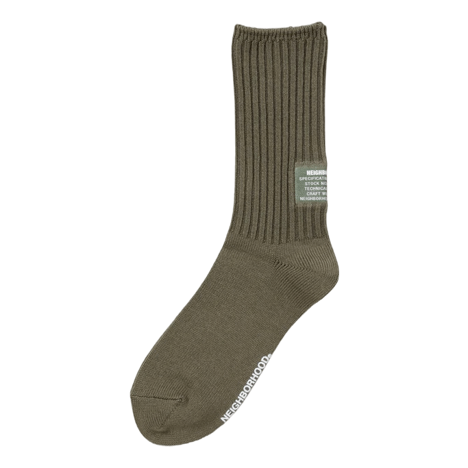 Rib Socks Olive Drab