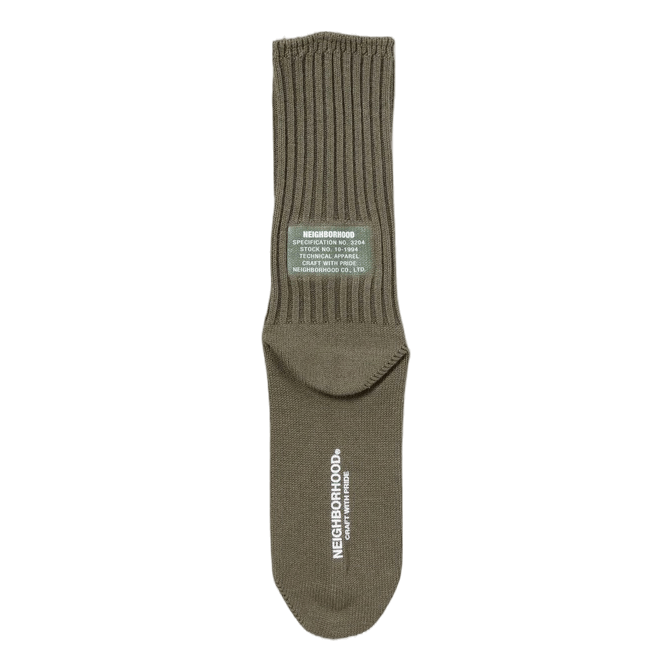 Rib Socks Olive Drab