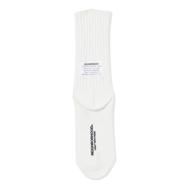 Rib Socks Off White