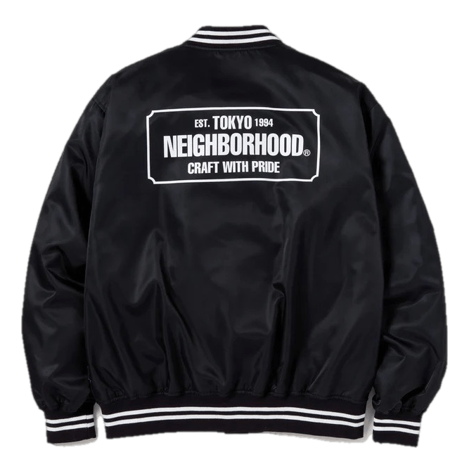 Neighborhood Baseball Jacket Blac | Caliroots.com