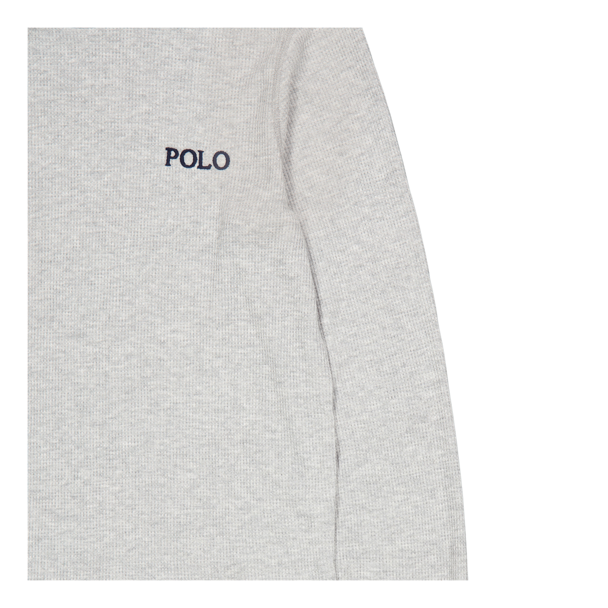 Waffle-Knit Crewneck Sleep Shirt Andover Heather