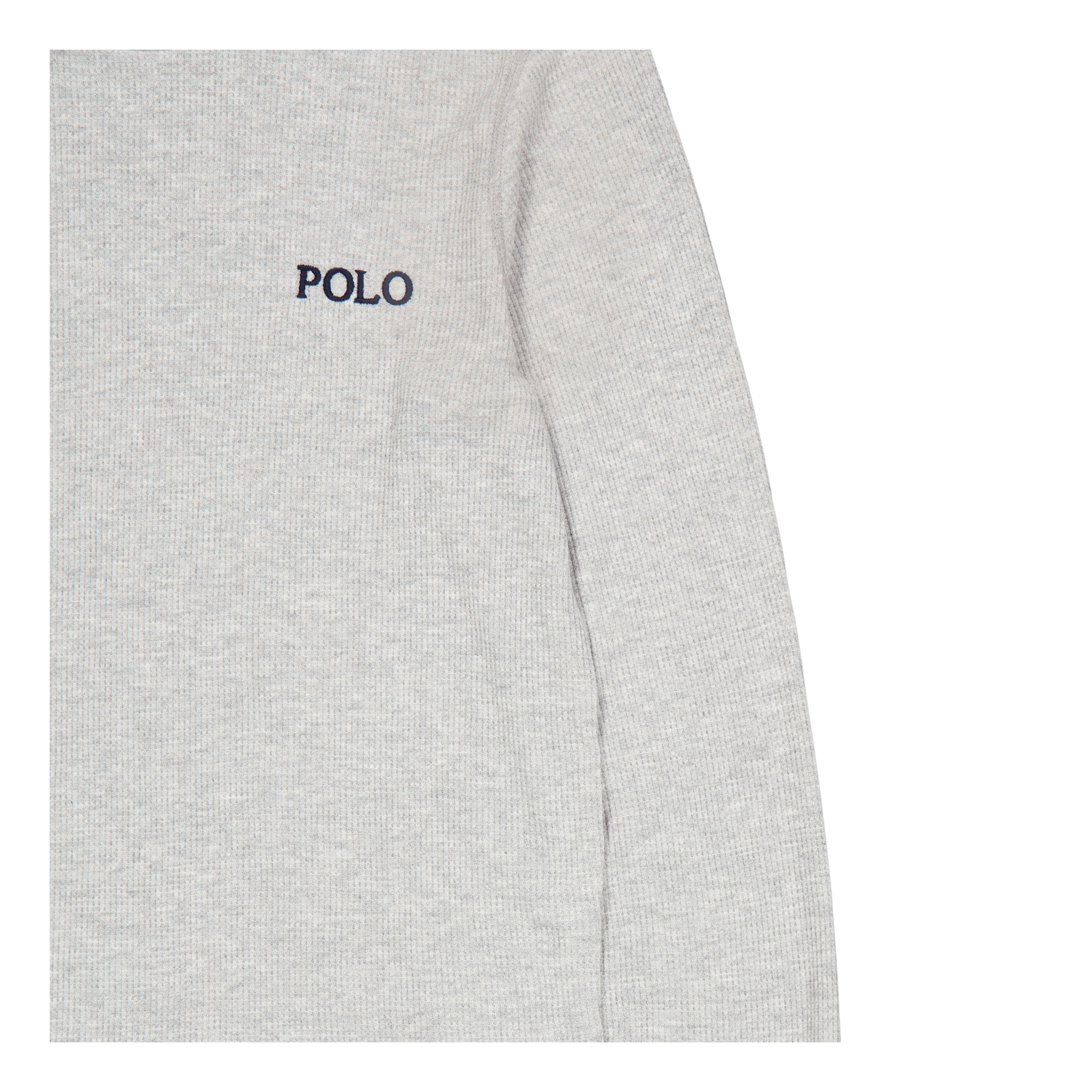 Waffle-Knit Crewneck Sleep Shirt Andover Heather