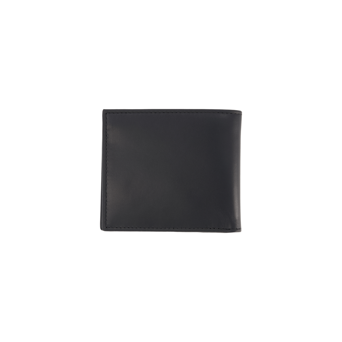 Signature Pony Leather Wallet Black / White