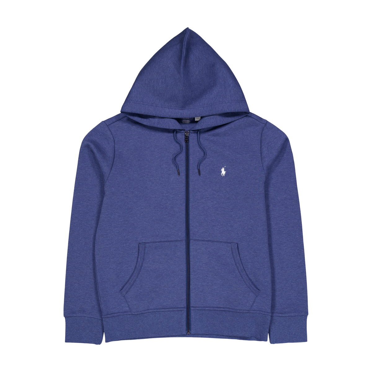 Double-Knit Full-Zip Hoodie Derby Blue Heather