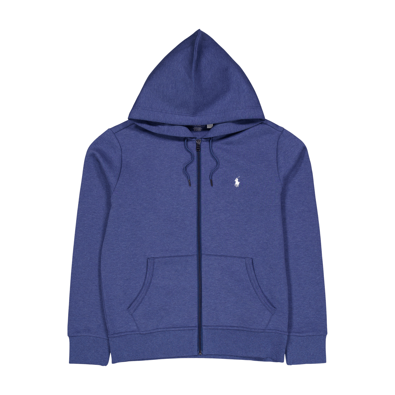 Double-Knit Full-Zip Hoodie Derby Blue Heather