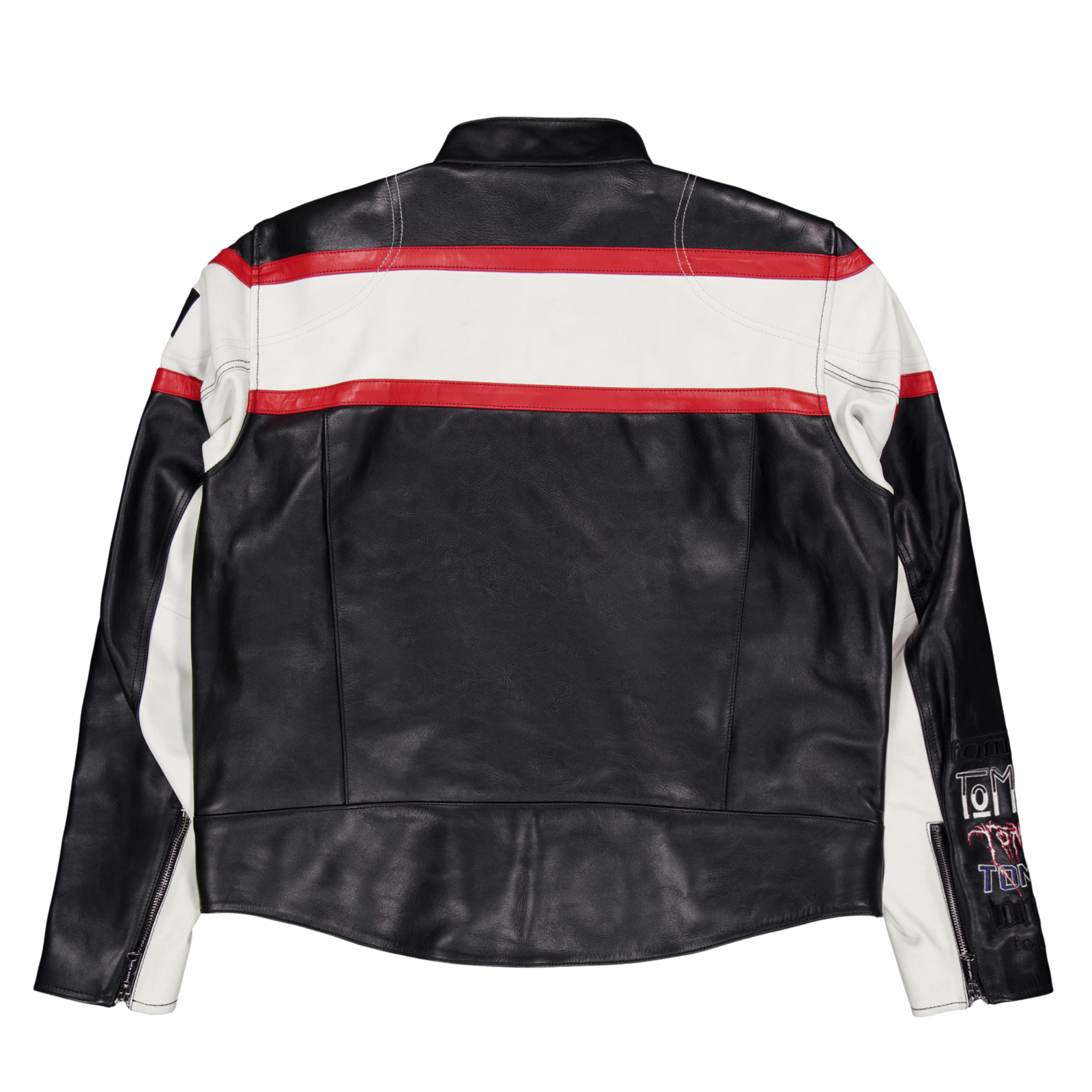 Tjcu Leather Biker Jacket Black