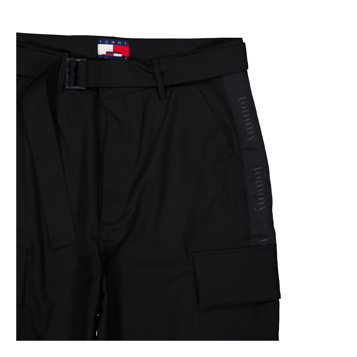 Tjcu Wide Fit Cargo Trousers Black