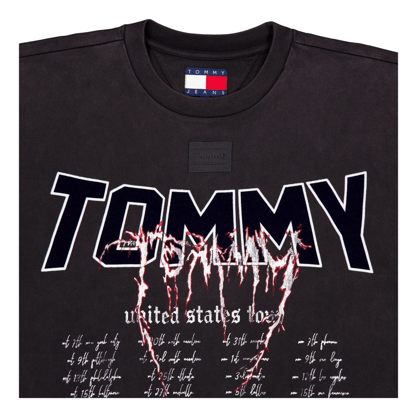 Tjcu Heavy Wash Ss Graphic Tee Black