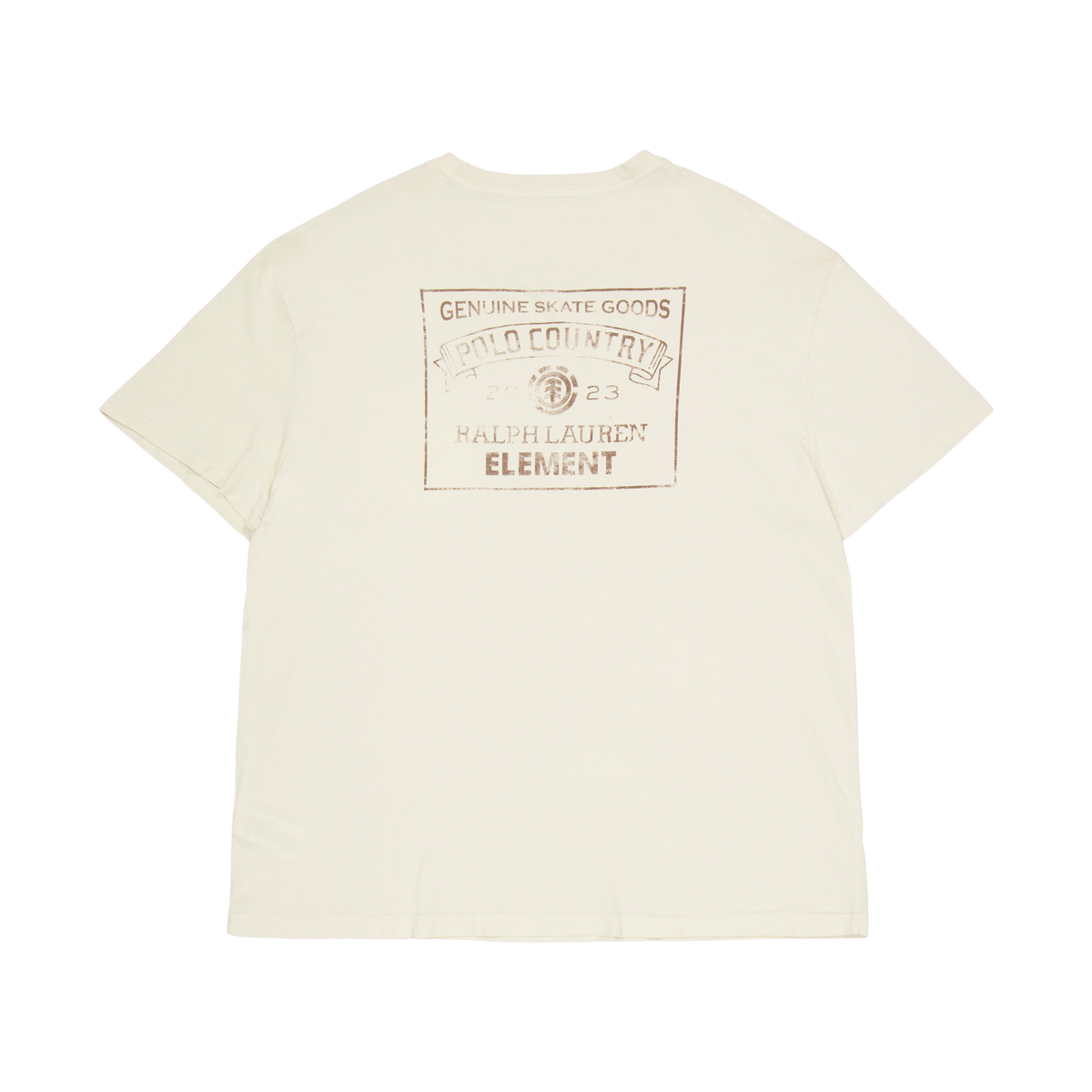 Polo x Element Big Fit Jersey T-Shirt Ecru