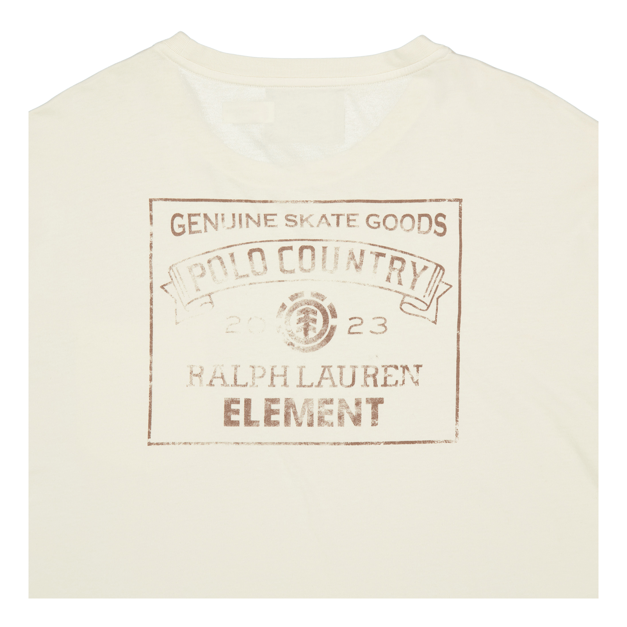 Polo x Element Big Fit Jersey T-Shirt Ecru