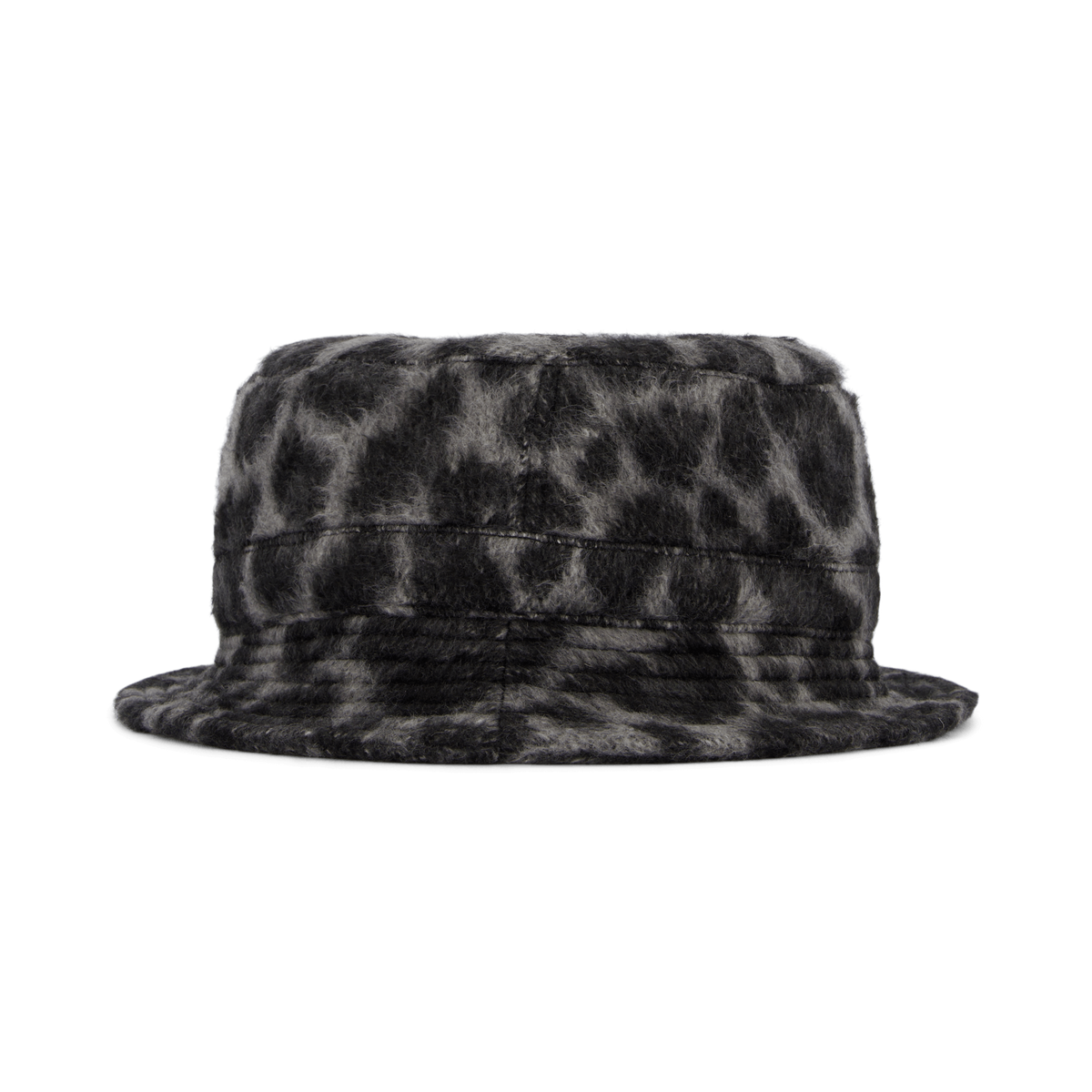 Bucket Hat Lined Black / White Leopard