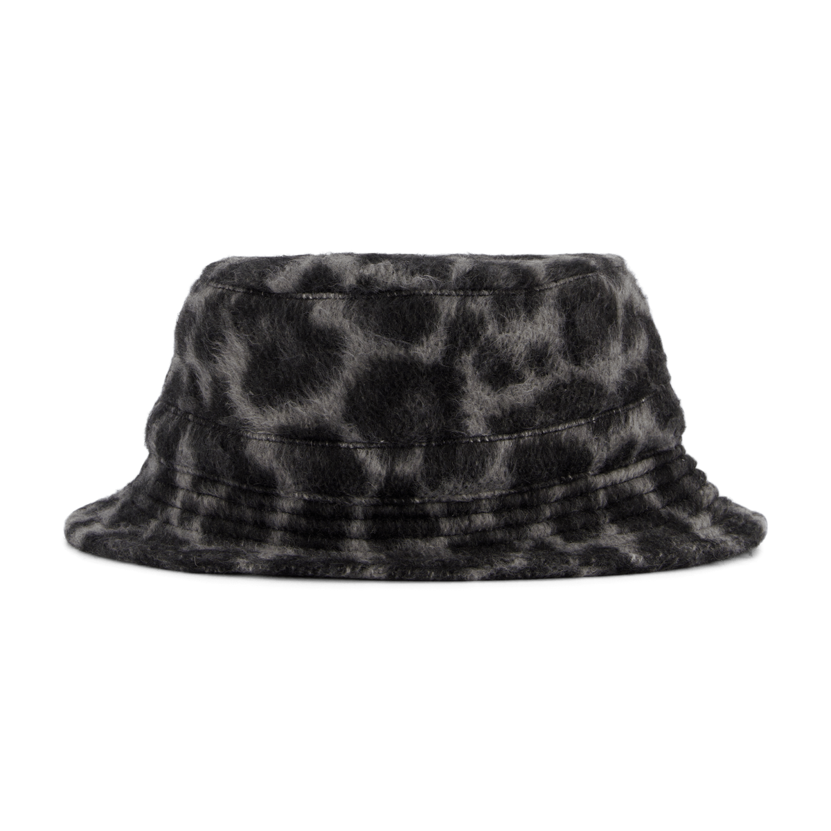 Bucket Hat Lined Black / White Leopard