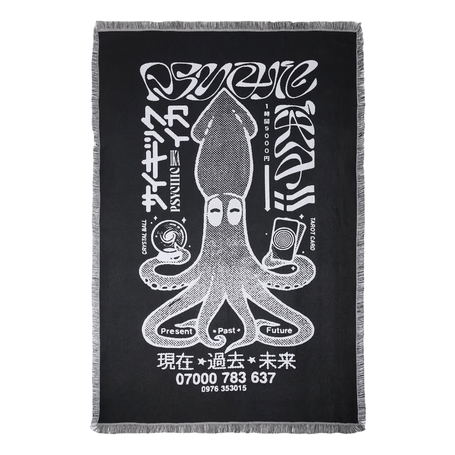 Edwin Blanket Psychic Ika Black