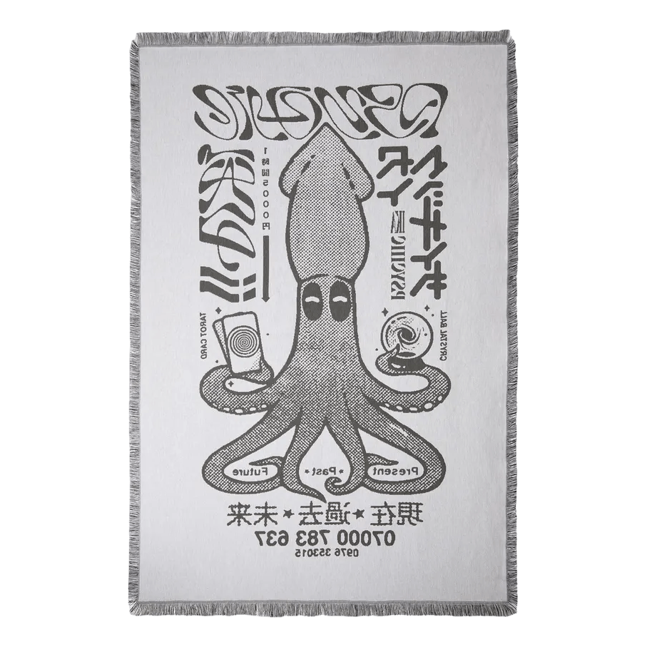 Edwin Blanket Psychic Ika Black