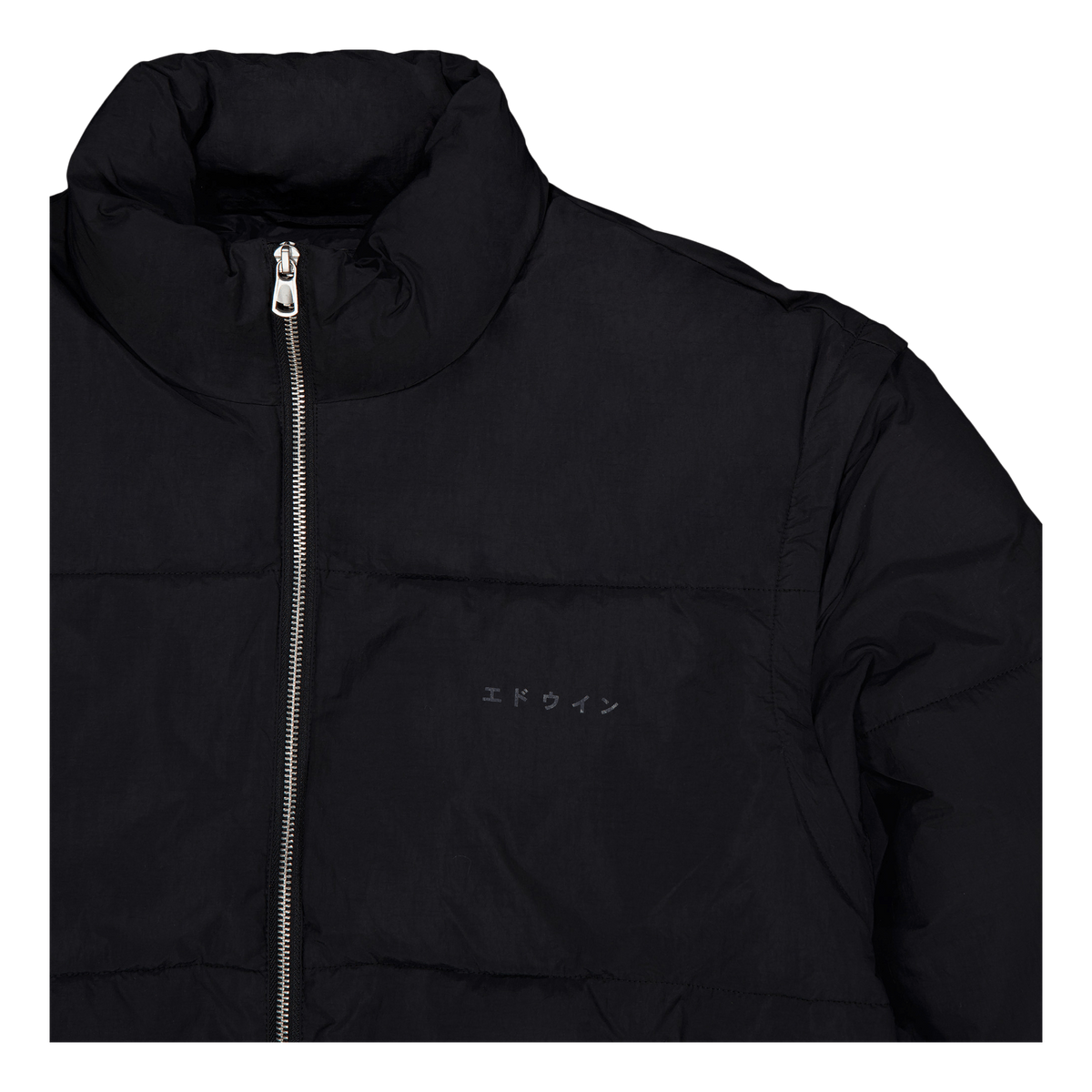 Detachable Sleeves Puffer Black