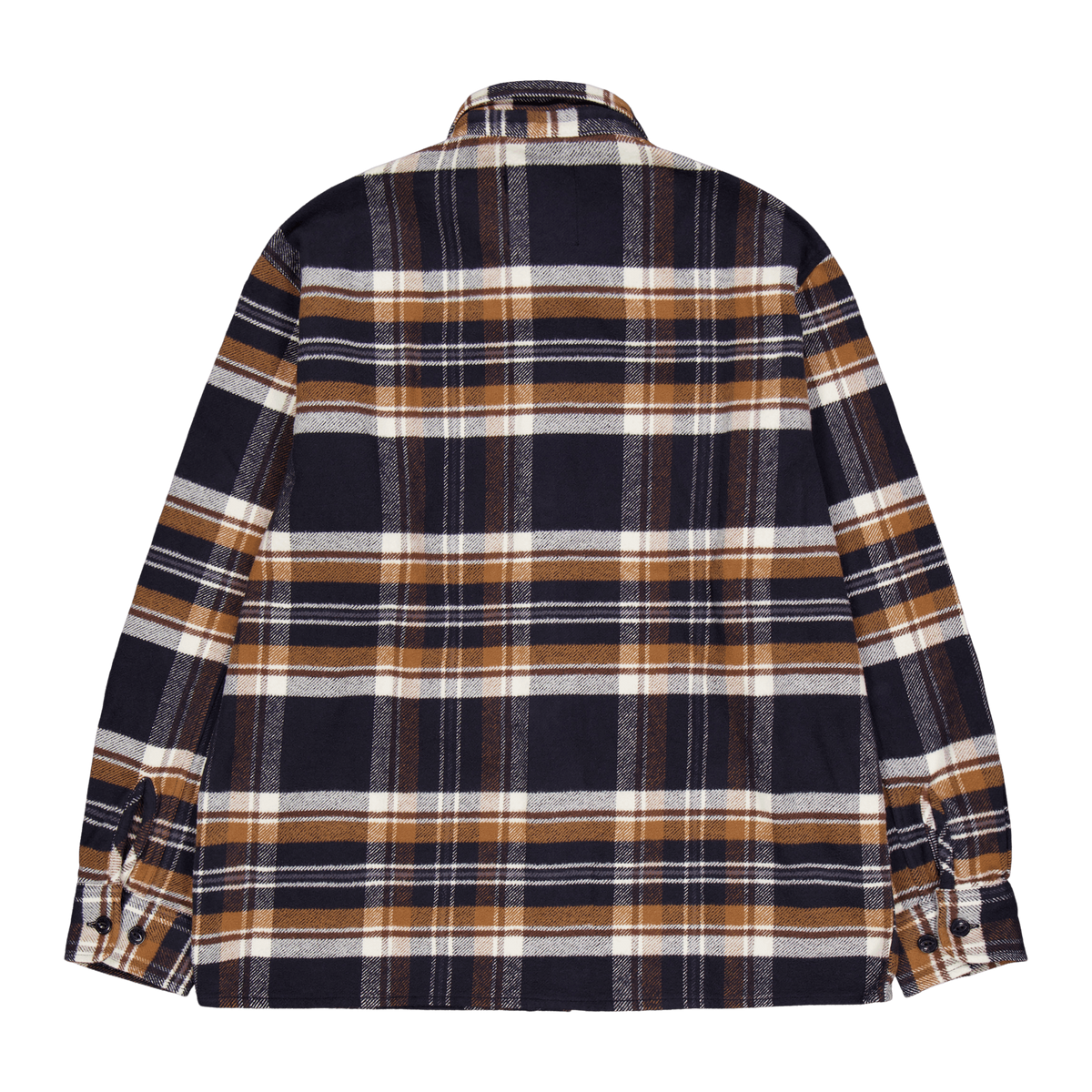 Sebastian Shirt Ls Navy / Brown