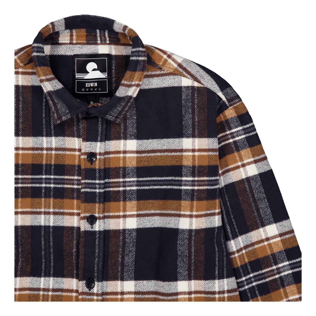 Sebastian Shirt Ls Navy / Brown