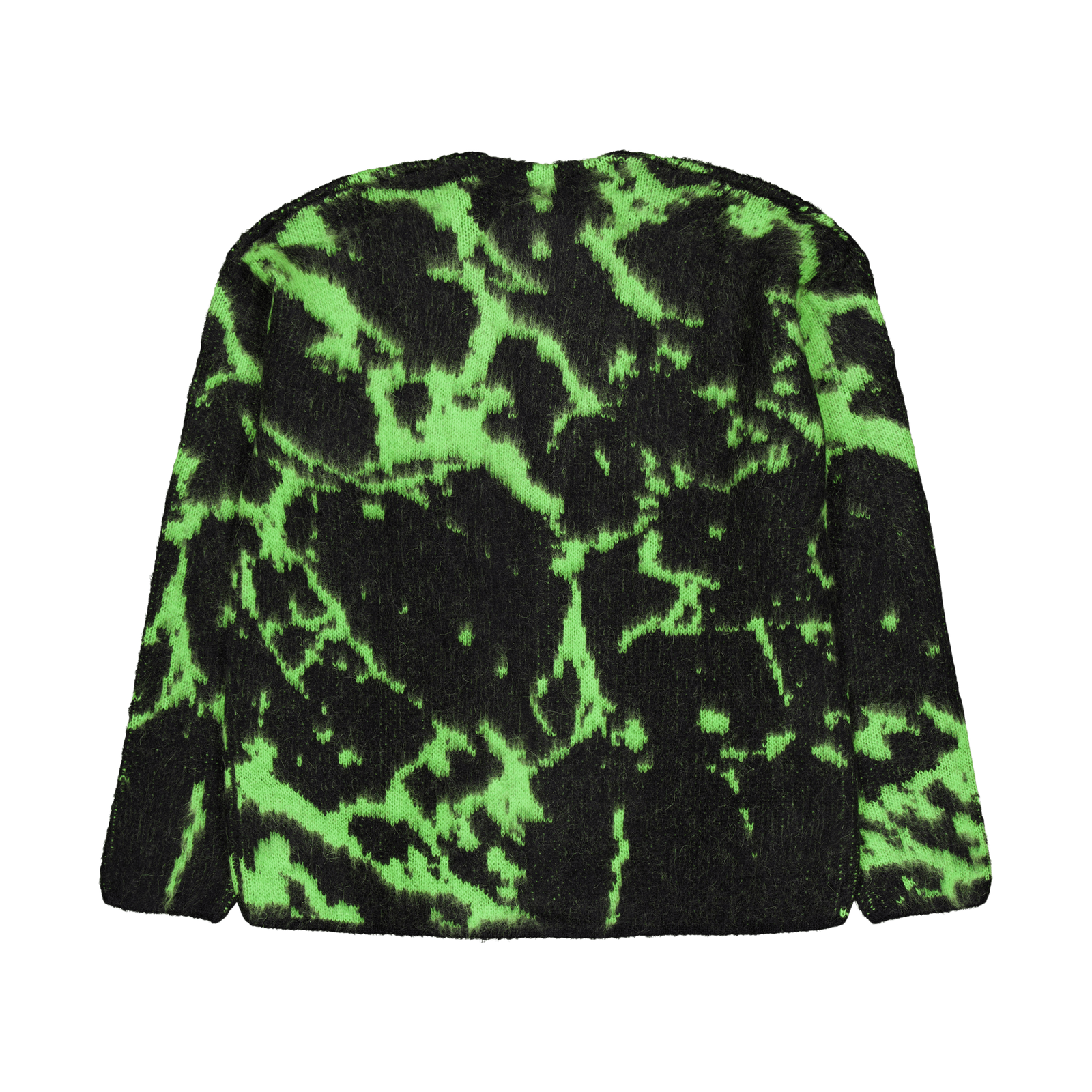 Hiji Cardigan Black/poison Green