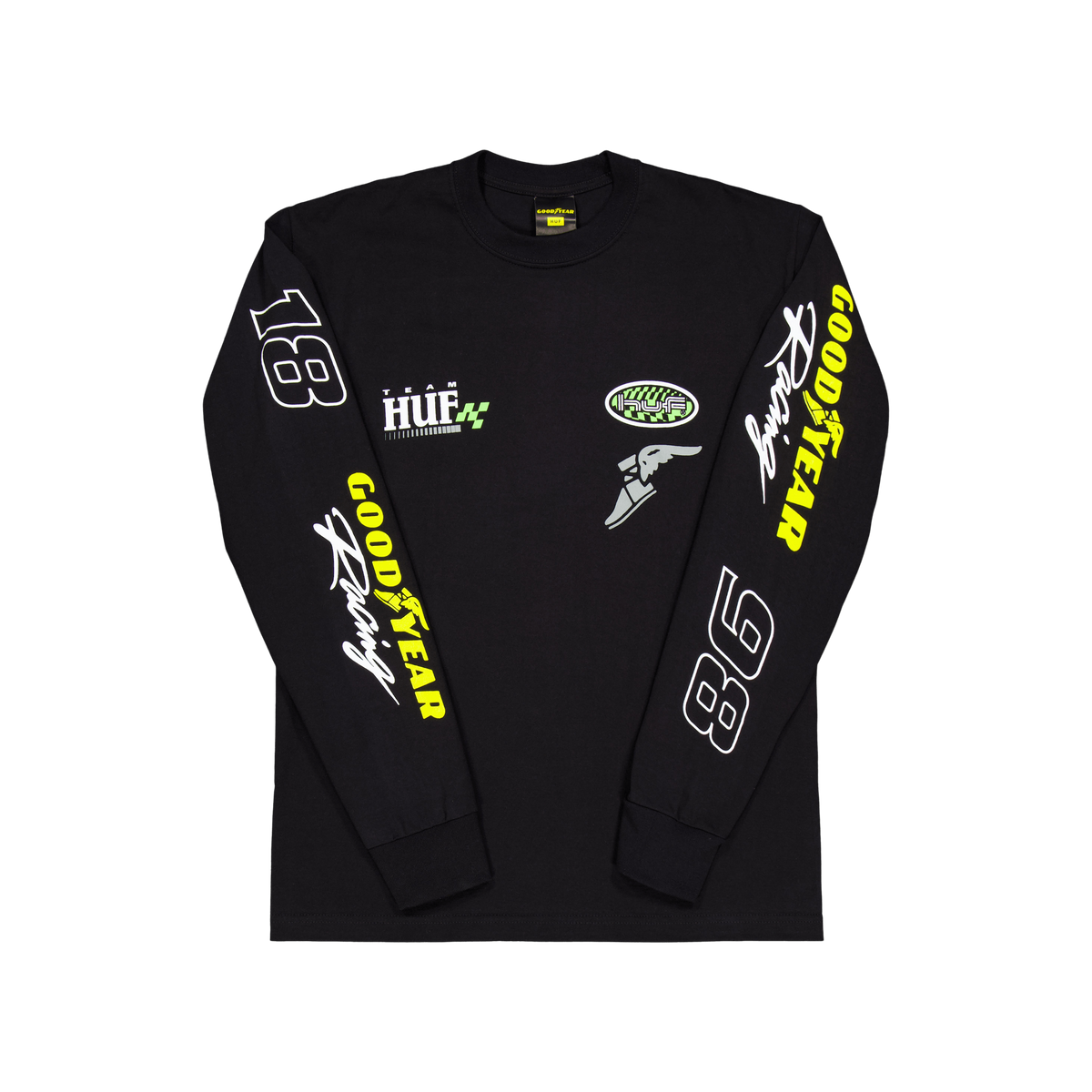 Performance L/s Tee Black