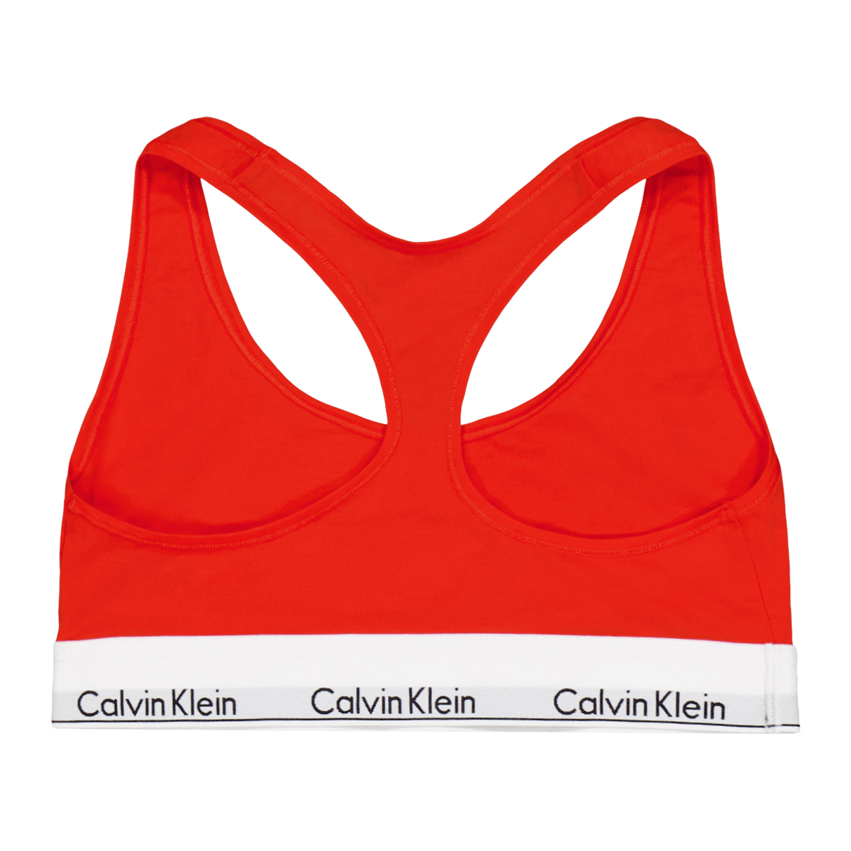 Modern Cotton Unlined Bralette Orange