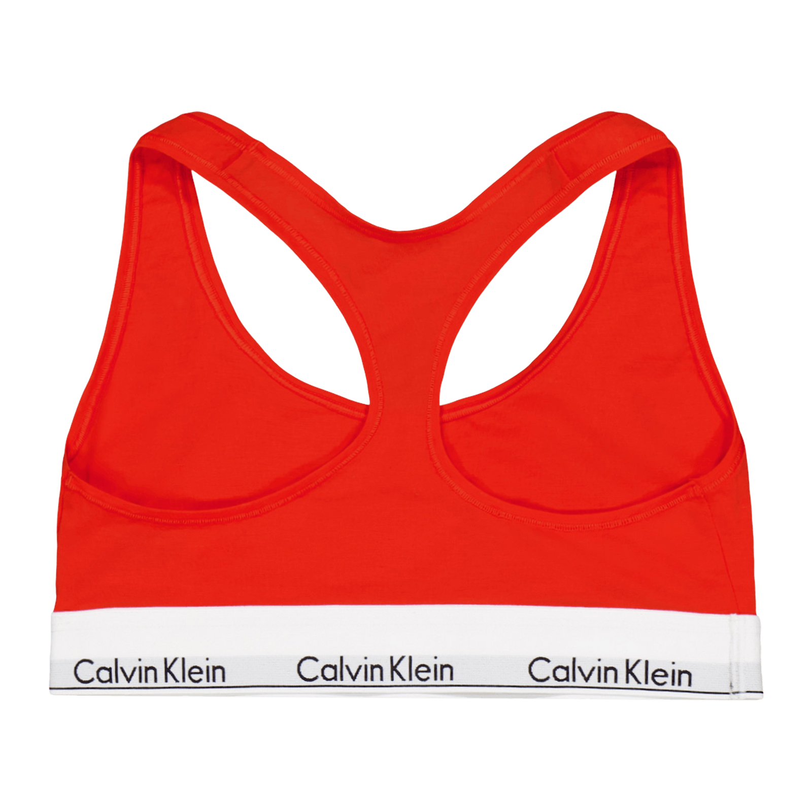 Modern Cotton Unlined Bralette Orange