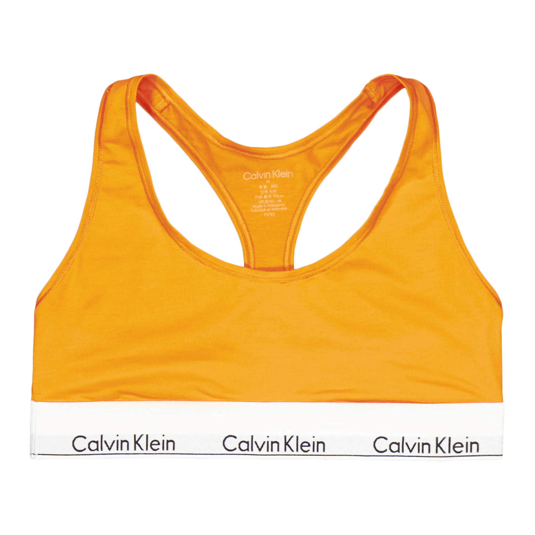 Calvin Klein Modern Cotton Unlined Bralette Orange –
