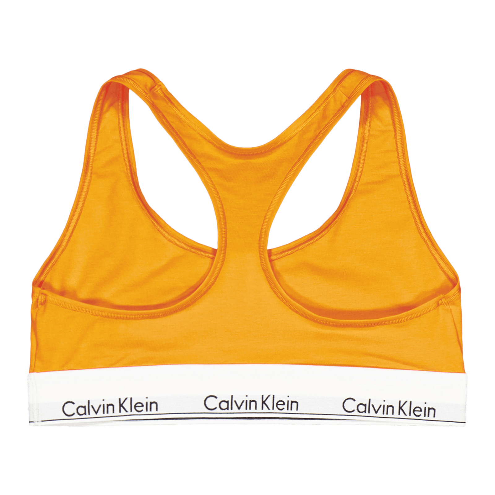 Modern Cotton Unlined Bralette Orange