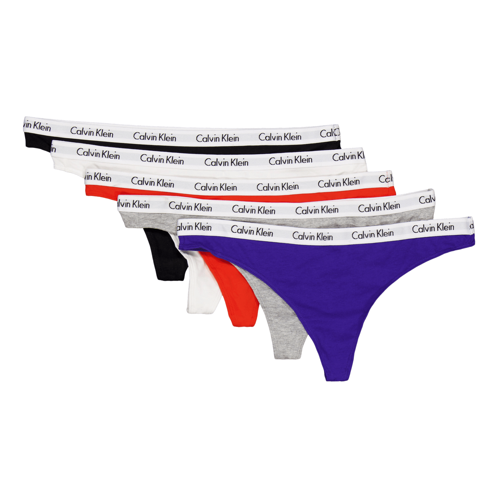 Carousel Thong 5pk Multi